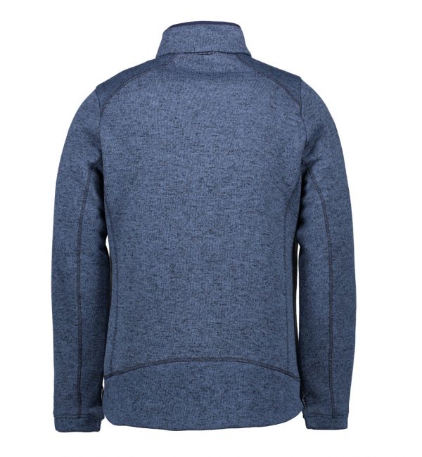 ID Zip'n'Mix Fleece Navy Melange für Herren Rückseite